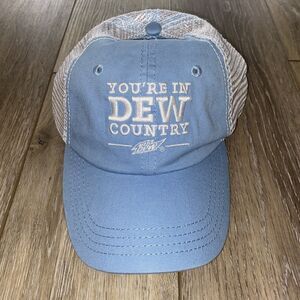 MOUNTAIN DEW Youre In Few Country Adjustable Embroidered Logo Baseball Hat Cap